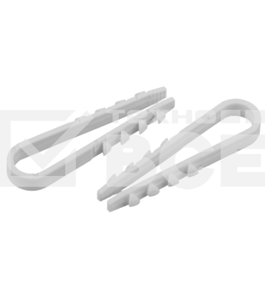 Дюбель-хомут 19-25мм для круглого кабеля NO-224-558 белый (уп.10шт) Эра Б0066279