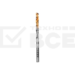 Сверло спиральное по металлу Denzel 4,2 x 75мм, Р6М5, Golden Tip, многогранная заточка, фото6