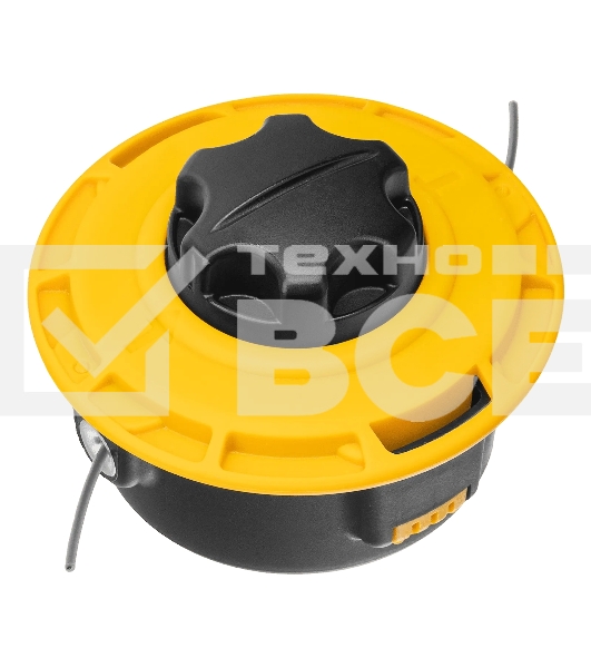 Катушка для триммера DENZEL 96392 полуавтомат. легкая заправка гайка М10 М10 М8, лев.,шаг 1,0 1,25мм