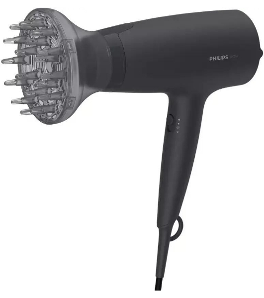 Фен Philips BHD302/30 черный, 1600 Вт, ионизация