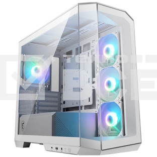 Компьютерный корпус MSI MAG Pano M100R PZ White , Micro-ATX, 1xUSB 3.2 Gen 1, 1xUSB 3.2 Gen2 Type-C, 4x120мм ARGB Fan, ARGB+PWM Control Board, TG, WHITE