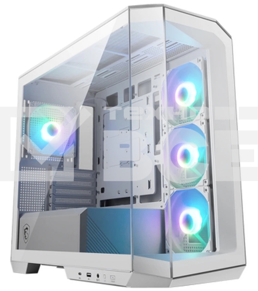 Компьютерный корпус MSI MAG Pano M100R PZ White , Micro-ATX, 1xUSB 3.2 Gen 1, 1xUSB 3.2 Gen2 Type-C, 4x120мм ARGB Fan, ARGB+PWM Control Board, TG, WHITE