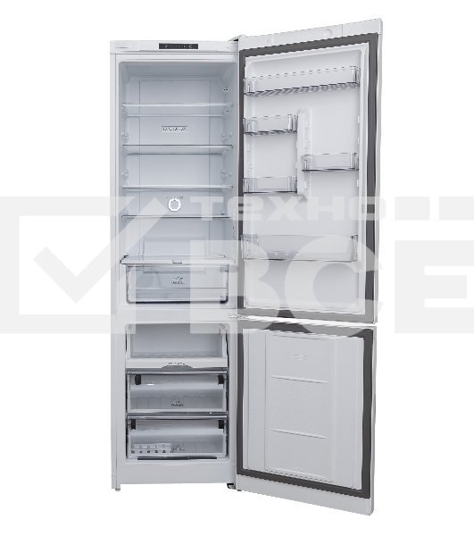 Холодильник Hotpoint HT 5200 C W белый двухкамерный 240/83л морозилка снизу, No Frost