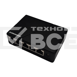 Коммутатор неуправляемый NEOMAX NMS-105P-1000-P, 5 портов 1000 Mbps, пластик