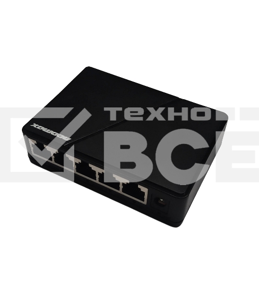 Коммутатор неуправляемый NEOMAX NMS-105P-1000-P, 5 портов 1000 Mbps, пластик