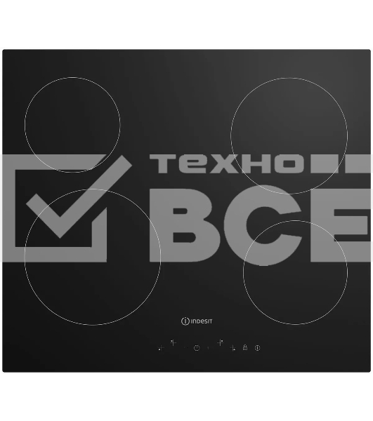 Электрическая варочная панель Indesit IRT 160, независимая, черный
