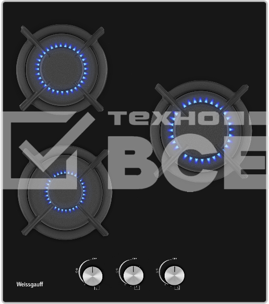 Газовая варочная панель Weissgauff HG 430 BGH