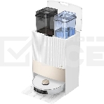 Робот-пылесос DreameBot RLX41CE L20 Ultra Complete белый, 75 Вт, 6400 мАч Li-Ion, уборка сухая/влажная, пылесборник контейнер 0.35 л, фото9