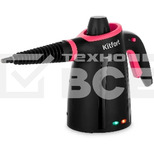 Пароочиститель ручной Kitfort КТ-9170-1 1050Вт черный/малиновый