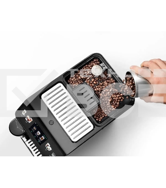 Кофемашина автоматическая DeLonghi ECAM450.55.G черный, исп. кофе - зерновой/молотый, 1.8 л, 1450 Вт, 19 Бар.