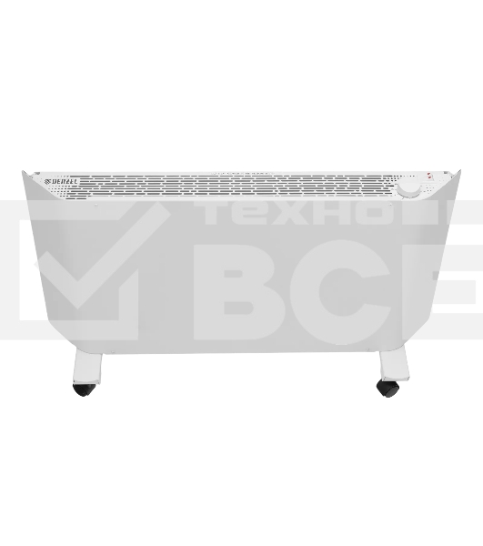 Конвектор Denzel XCE-2000 белый, 2000 Вт, 25 м2, термостат