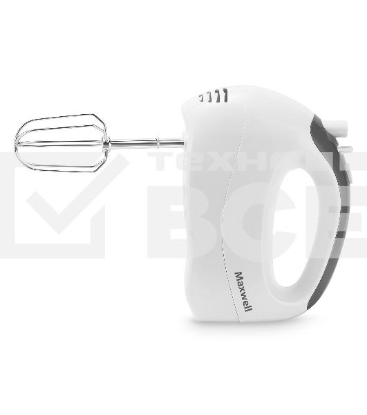 Миксер Maxwell MW-1356(W), 300вт, ручной, белый