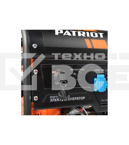 Электрогенератор бензиновый Patriot GP 8210AE, 6.5 кВт, 80 дБ, 84 кг