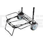 Тележка Рыжий кот BX-20ZP черная, металл. колеса, до 20 кг, фото4