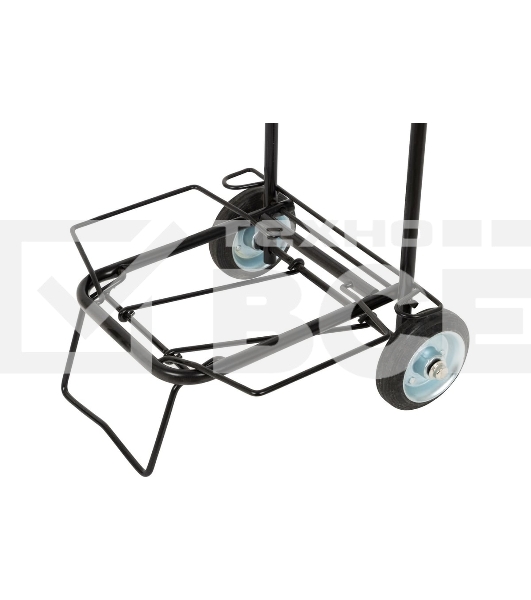 Тележка Рыжий кот BX-20ZP черная, металл. колеса, до 20 кг