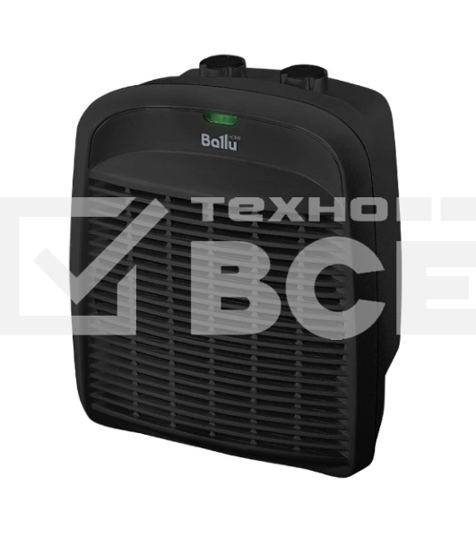 Тепловентилятор Ballu BFH/S-11, черный, 2000 Вт, 25 м2, термостат