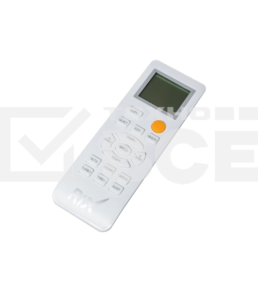 Кондиционер сплит-система настенного типа RIX LITE I/O-W07MB 7000 BTU, 21 м², 23 дБ, охлаждение, обогрев, осушение, белый