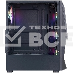 Компьютерный корпус 1STPLAYER DK DK-3 Black, ATX, 4x120мм FRGb fans, фото6