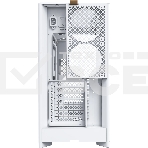 Компьютерный корпус Montech HS02 белый без БП ATX 4x140мм 2xUSB 3.0 audio bott PSU, фото2