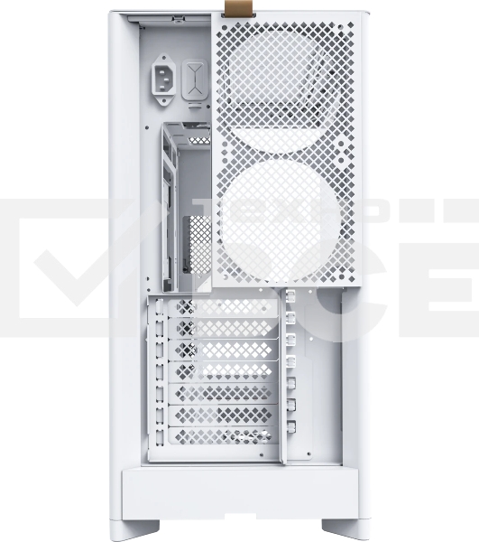 Компьютерный корпус Montech HS02 белый без БП ATX 4x140мм 2xUSB 3.0 audio bott PSU