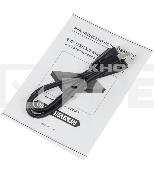 Внешний корпус для HDD AgeStar 3UB2P3 SATA III пластик черный 2.5