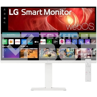 Монитор 31.5' LG 32U850SA-W IPS 3840x2160, 60 Гц, 5 мс, 16:9, 400 кд/м², 2xHDMI 2.0, USB-C (90 Вт), USB Hub (3x USB 3.0), 3.5 Jack, HDR10, динамики (2x5 Вт), веб-камера, Smart TV (webOS 24), Wi-Fi, Bluetooth, VESA 100x100, белый