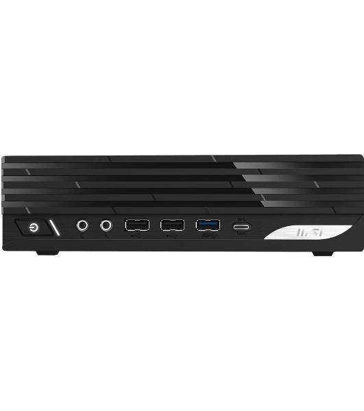 Мини-ПК MSI Pro DP21 13M Mini Core i3-14100 (3.5GHz), 8Gb DDR4 SO-DIMM, 512Gb SSD M.2, Intel UHD Graphics 730, noDVD, WiFi, BT, 120W, VESA, COM Port, no keyboard&mouse, noOS, 1y war-ty (9S6-B0A431-1071)