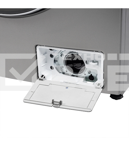 Стиральная машина Бирюса WMD-MX814/15 S серебристая, загрузка фронтальная 8кг, 1400 об/мин., класс: A