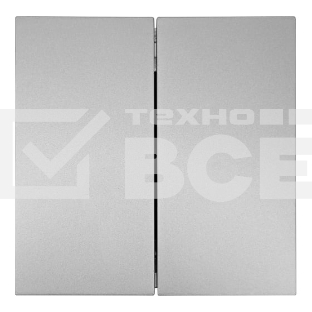 Выключатель 2-кл. СП ZIMA IP20 10А безвинт. зажим серый матовый LEZARD 704-7488-101QC