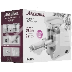 Мясорубка электрическая АКСИНЬЯ КС-2007С белый, 2000 Вт, 2.0 кг/мин, реверс, защита от перегрузки, насадки - 5, фото5