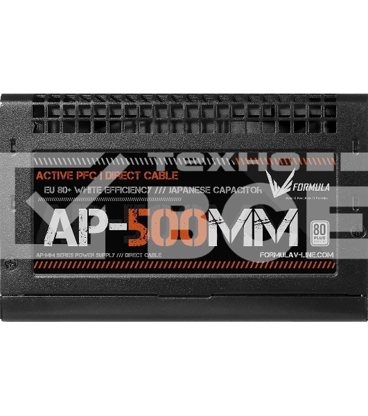 Блок питания Aerocool / Formula ATX 500W AP-500ММ 80 PLUS WHITE (20+4pin) APFC 120mm fan 6xSATA RTL