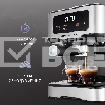 Кофеварка рожковая Zigmund & Shtain ZCM-883 стальной, исп. кофе - молотый, 1.5 л, 1200 Вт, 15 Бар., фото5