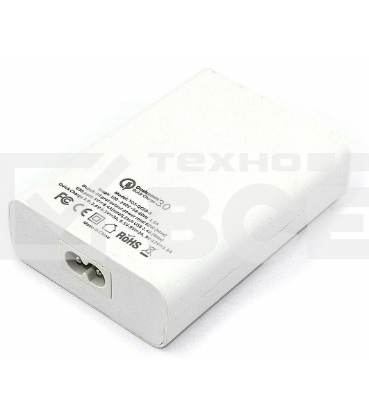 Блок питания (сетевой адаптер) Amperin Quick Charge 6-port QC 3.0 USB (YDS-TC060-4-2-0), белый