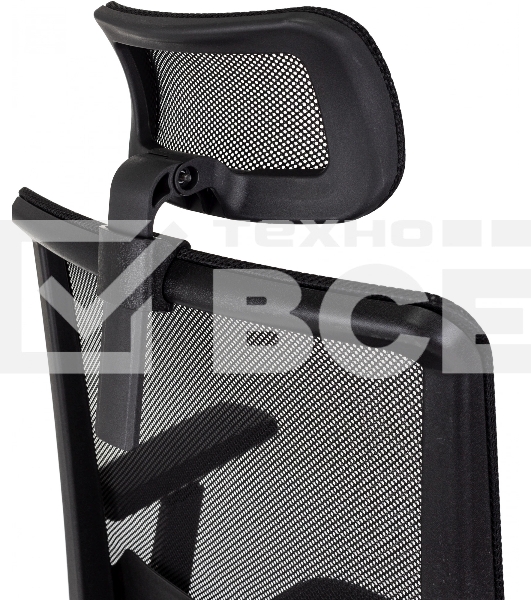 Кресло руководителя Бюрократ MC-612N-H TW-01 Neo Black черный сетка/ткань с подголов. крестовина металл хром