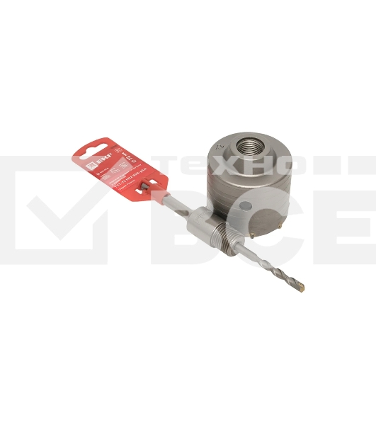 Коронка буровая по бетону с оснасткой TCT-72 М22 SDS-plus Master EKF tct-72-m22