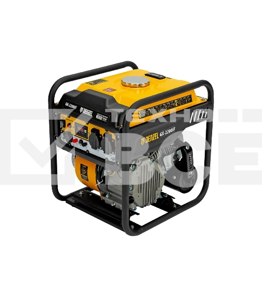 Электрогенератор бензиновый инверторный Denzel GK-2200iF, 2.2 кВт, 95 дБ, 27 кг