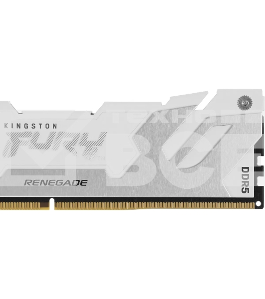 Оперативная память Kingston Fury Beast, DDR5, 16GB (1x16 GB), 6800 MHz, CL36, радиатор, белый