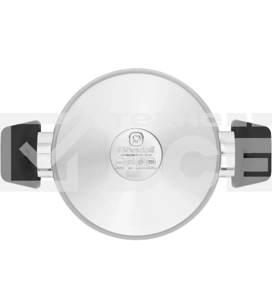 Кастрюля с/кр 24 см (4,8 л) серые ручки Rondell 715-RDS Strike