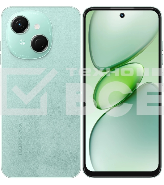 Смартфон Tecno SPARK Go 1, 3/64Gb, зеленый