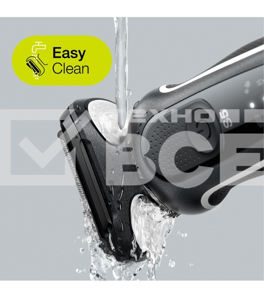 Электробритва Braun 51-W1600s белый/черный