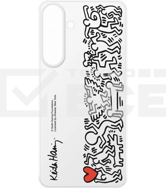 Чехол (клип-кейс) Samsung для Samsung Galaxy S25+ Flipsuit Case S25+ белый/прозрачный
