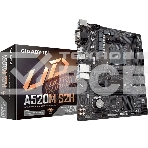 Материнская плата Gigabyte A520M S2H, AM4, AMD A520, 2xDDR4, 4xSATA, 1xM.2, 1xPCIe 3.0 x16, 2xPCIe x1, 1xHDMI, 1xDVI-D, 1xVGA, 1x 1Gb LAN, 4xUSB-A 3.2 Gen 1, 2xUSB-A 2.0, 3x3.5 мм, 7.1, mATX, фото21