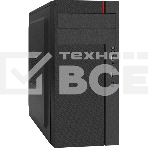 Компьютерный корпус Miditower ExeGate AA-440U-UNS450 (ATX, БП UNS450 с вент. 12см, 2хUSB+1хUSB 3.0, аудио, черный), фото 1
