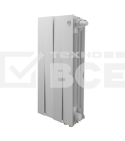 Радиатор биметаллический Royal Thermo PianoForte 500 белый VR80 - 4 секц.