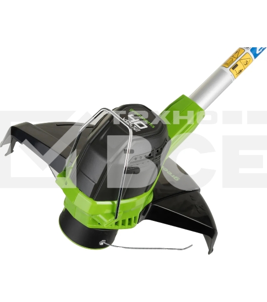 Триммер аккумуляторный GREENWORKS 2101507 40В 7500об/мин Флески 1.6мм ширина реза 330мм