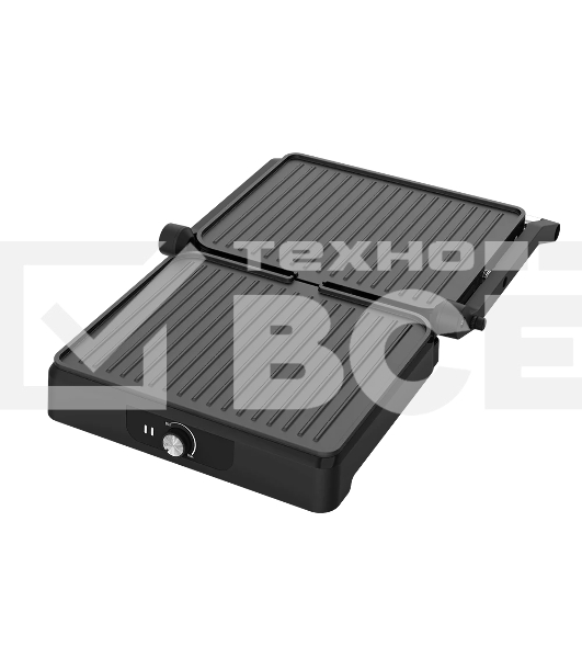 Гриль электрический Topdevice EG1/2200 Вт/0-240 °C/раскрытие на 180 °C/несъемные панели/черно-серебристый (TDSEG001_BK)