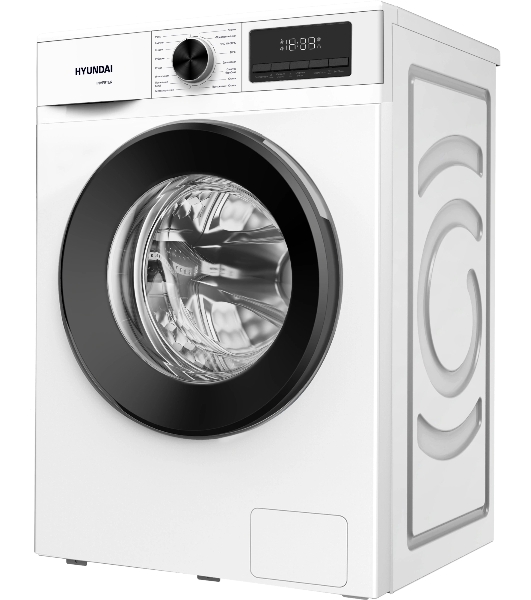 Стиральная машина Hyundai WME6010 белый, загрузка фронтальная 6 кг, 1000 об/мин, класс A+++
