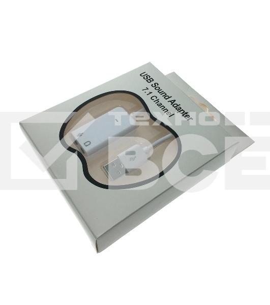 Внешняя звуковая карта USB Espada USB 2.0 (PAAU003) (43082)