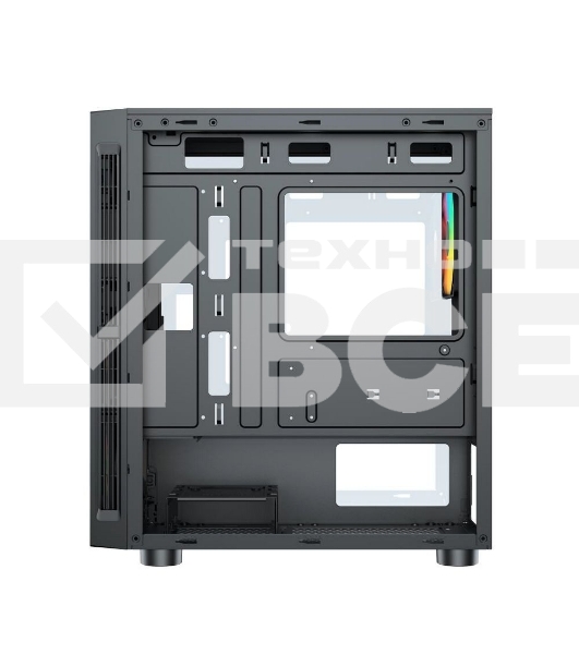Компьютерный корпус ACD Citadel 104 ATX, Black, USB3.0*1+USB2.0*2+HD audio,3*12cm F1 ARGB fans at front(Slave fans) ,1*12cm F1 ARGB fan at rear (Master fan)