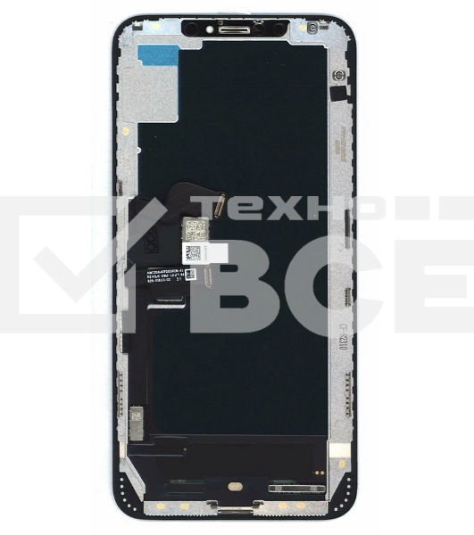 Дисплей Amperin для Apple iPhone XS Max в сборе с тачскрином (Soft Oled), черный